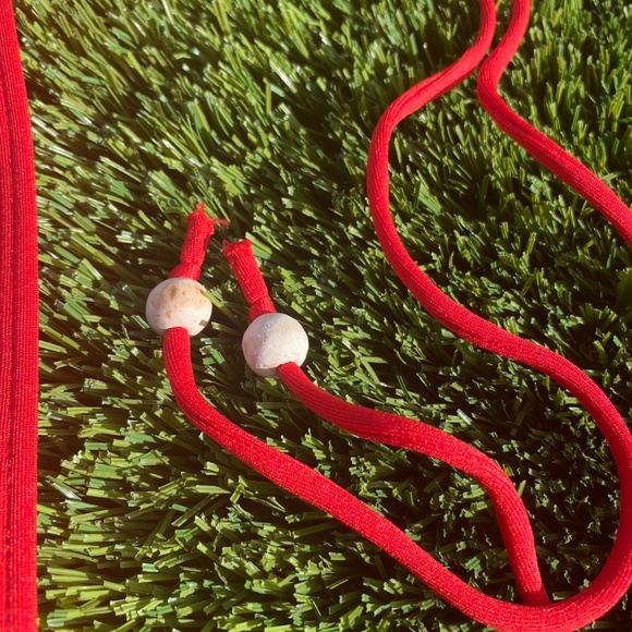 The Original Bitcoin Thong Bikini in Red - Picture 14 of 14